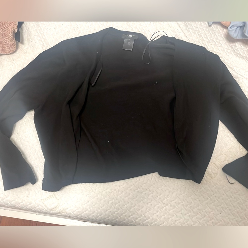 Ann Taylor Black Cardigan